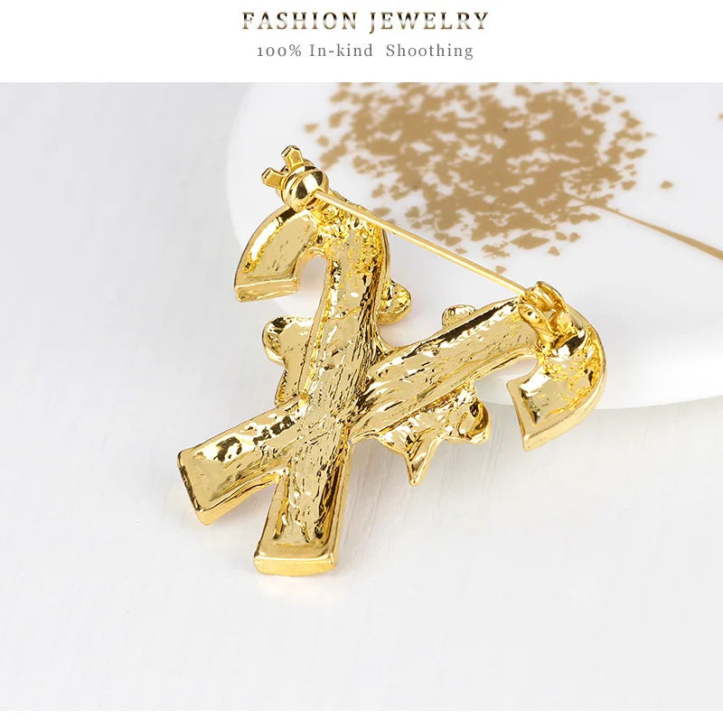 Christmas New Year Brooch, Sparkling Rhinestone Santa Claus, Elk Penguin, Snowman Boots, Bell Wreath Pin Jewelry Gift