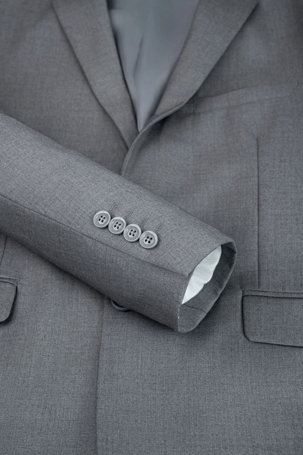 3pcs Men's Classic Solid Color Suit Set