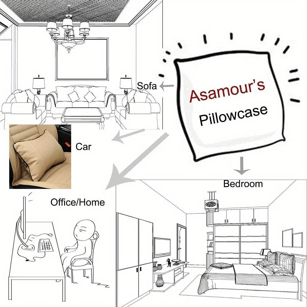 Home Decoration: Christmas: Deer, Santa Claus And Snowman Cushion Covers For Sofa, Bedroom, Car, Pillow Covers