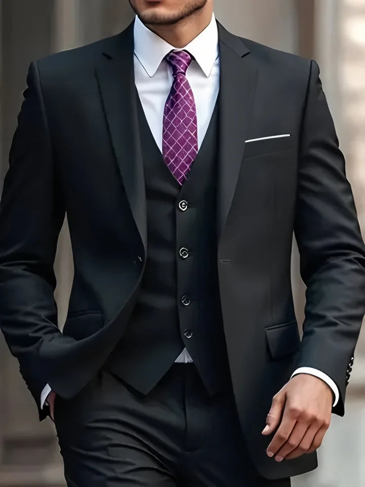 Elegant Men's Suit Sets- Slim Fit Tuxedo