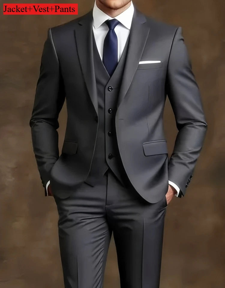 Elegant Men's Suit Sets- Slim Fit Tuxedo