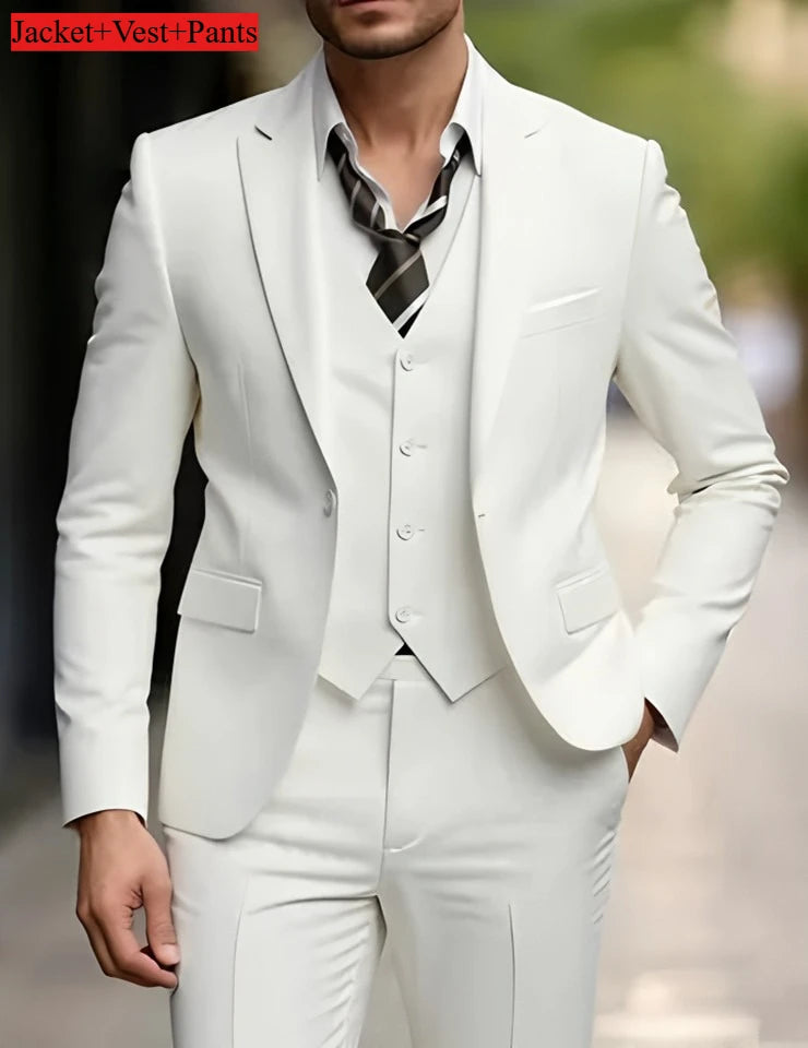 Elegant Men's Suit Sets- Slim Fit Tuxedo