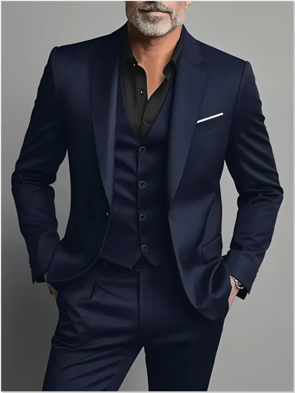 Elegant Men's Suit Sets- Slim Fit Tuxedo