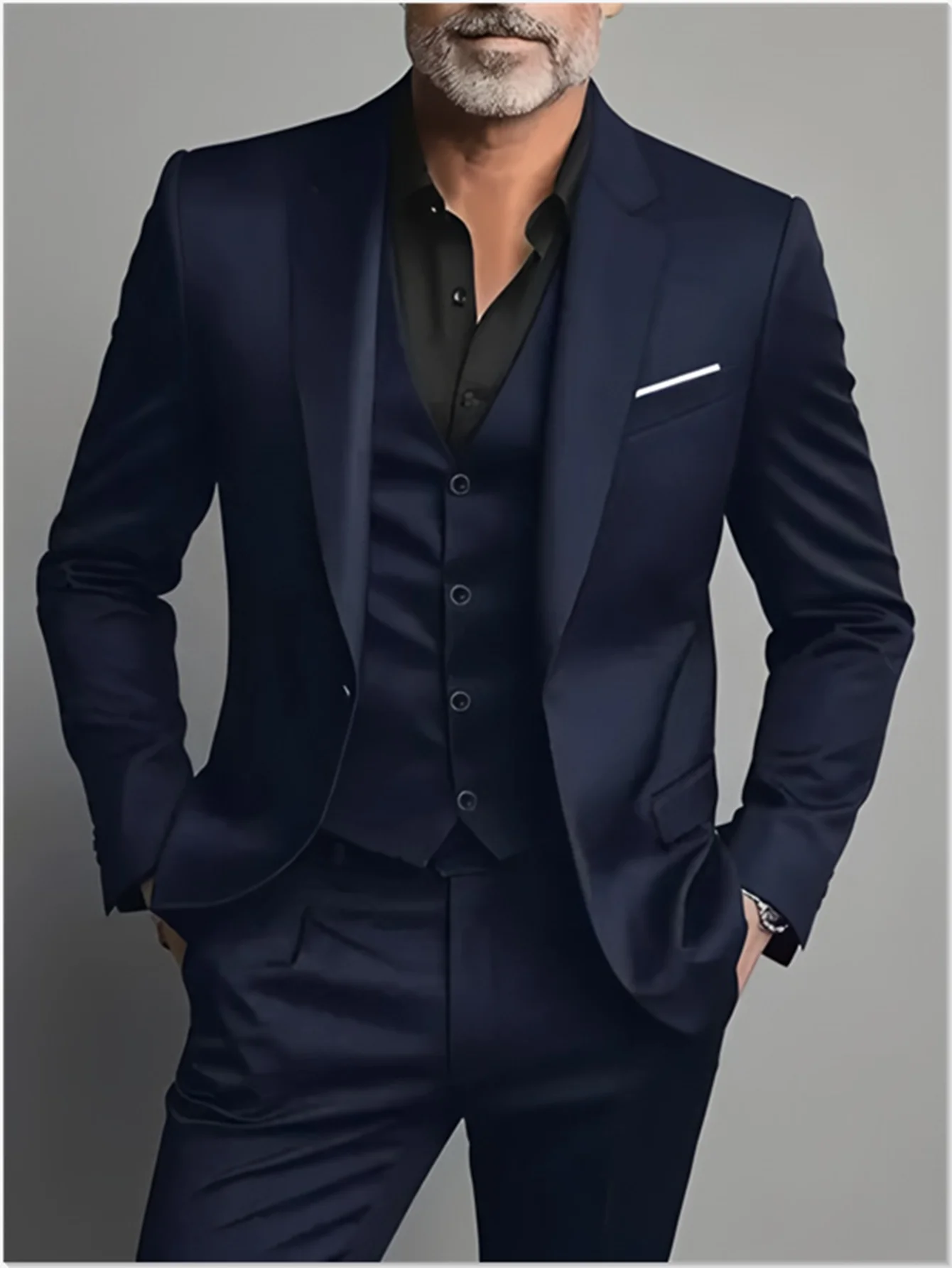 Elegant Men's Suit Sets- Slim Fit Tuxedo