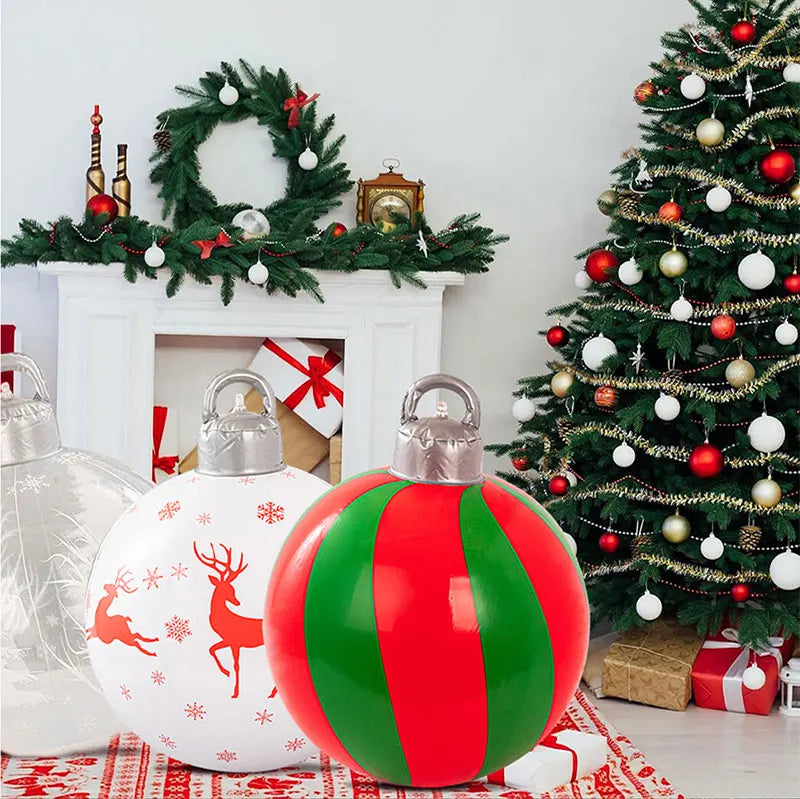 Multiple styles Giant Inflatable Christmas Decoration Ball Snowman PVC Inflatable Decorated