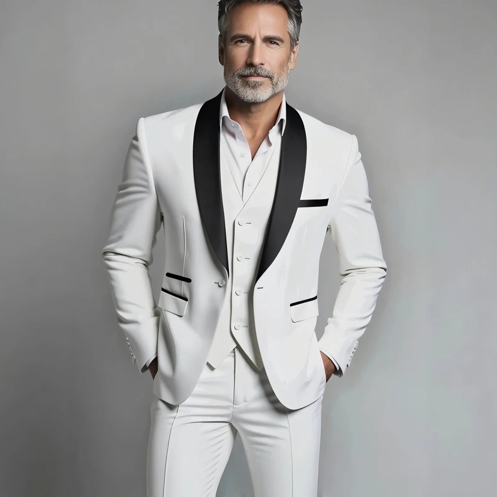 Elegant Men's Suit Sets- Slim Fit Tuxedo