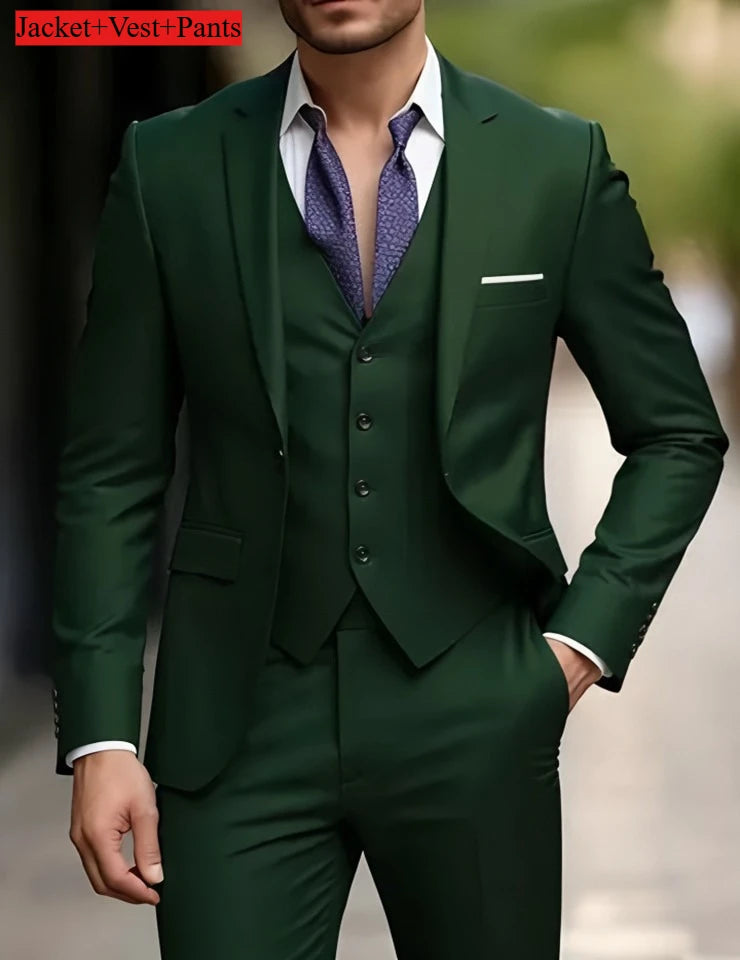 Elegant Men's Suit Sets- Slim Fit Tuxedo