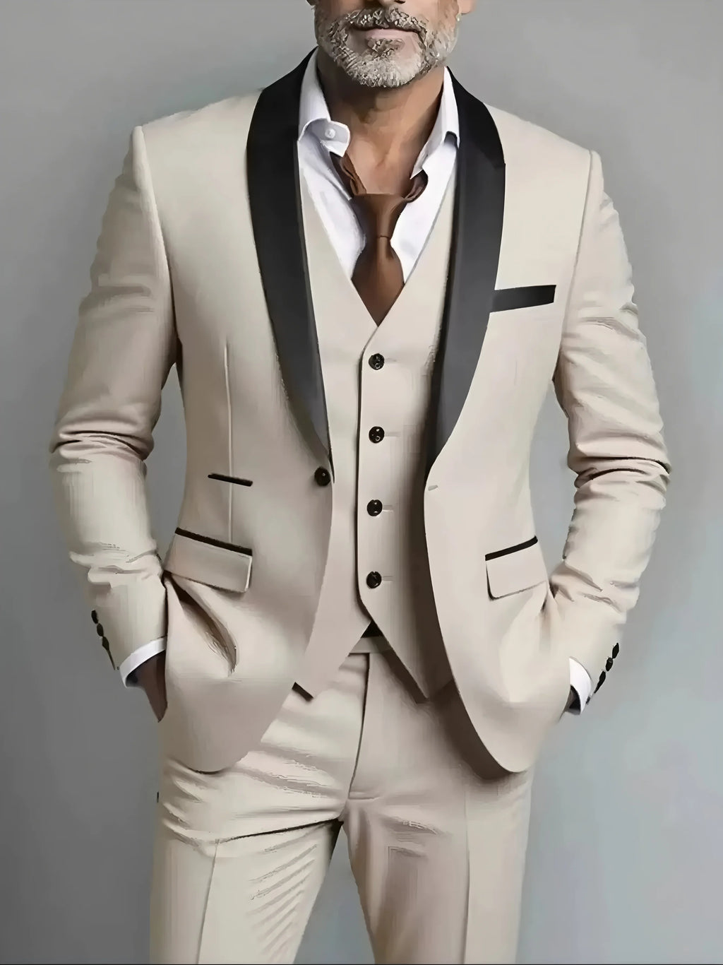 Elegant Men's Suit Sets- Slim Fit Tuxedo