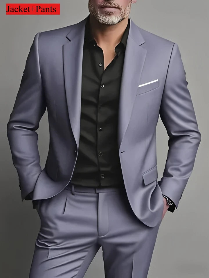 Elegant Men's Suit Sets- Slim Fit Tuxedo