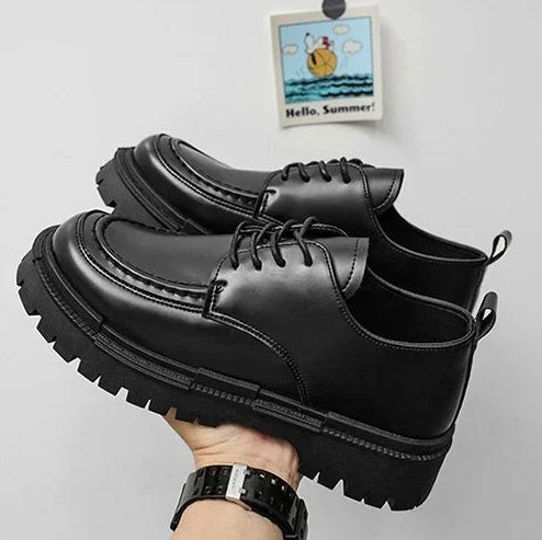 Men's Leather Shoes Formal Business