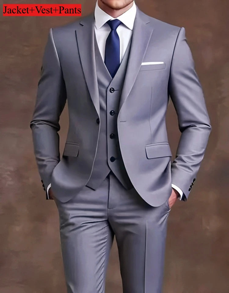 Elegant Men's Suit Sets- Slim Fit Tuxedo