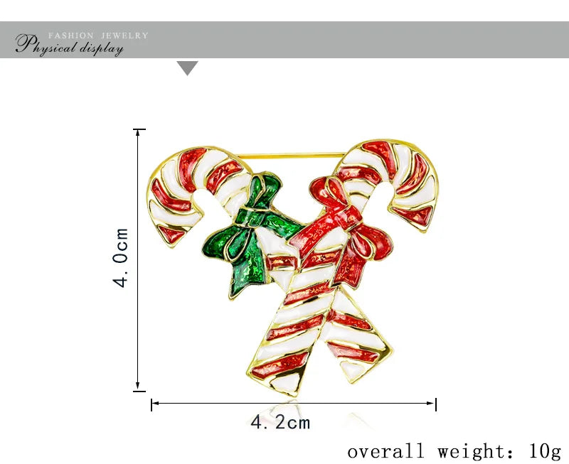 Christmas New Year Brooch, Sparkling Rhinestone Santa Claus, Elk Penguin, Snowman Boots, Bell Wreath Pin Jewelry Gift