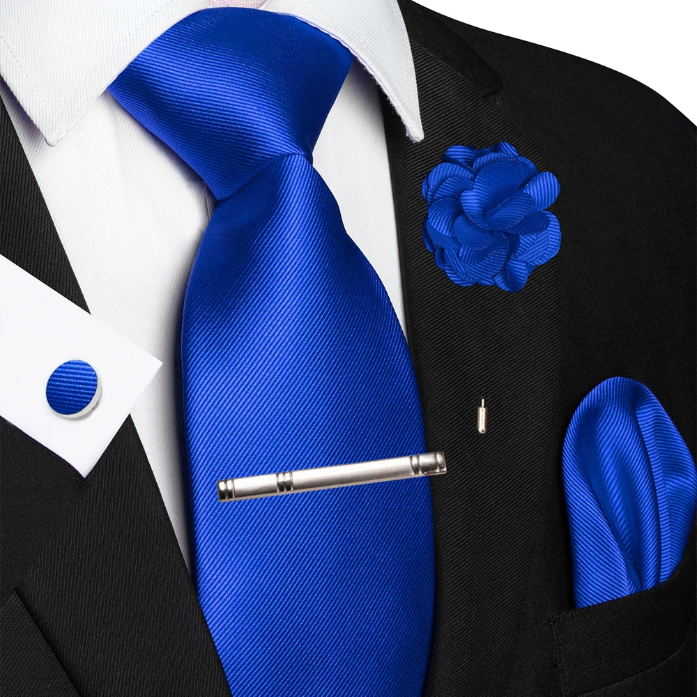 Handky Cufflink Brooch Gift, Elegant Necktie Business For Men