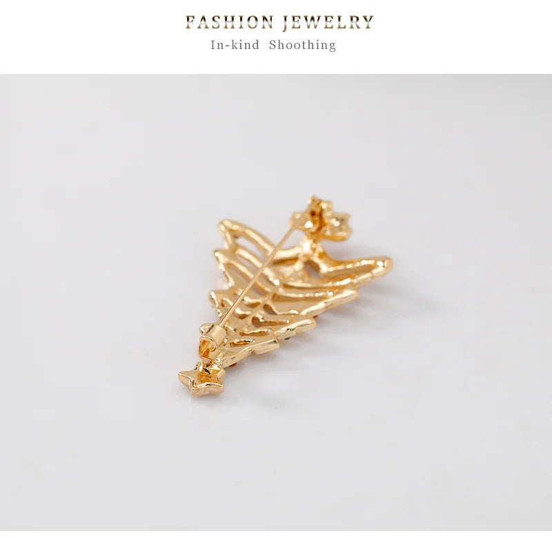 Christmas New Year Brooch, Sparkling Rhinestone Santa Claus, Elk Penguin, Snowman Boots, Bell Wreath Pin Jewelry Gift