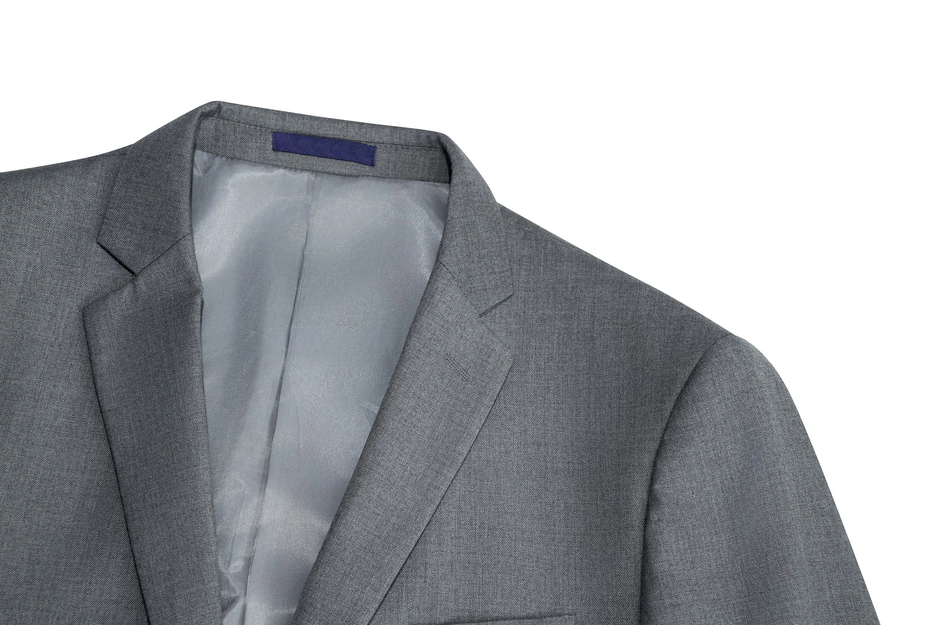 3pcs Men's Classic Solid Color Suit Set