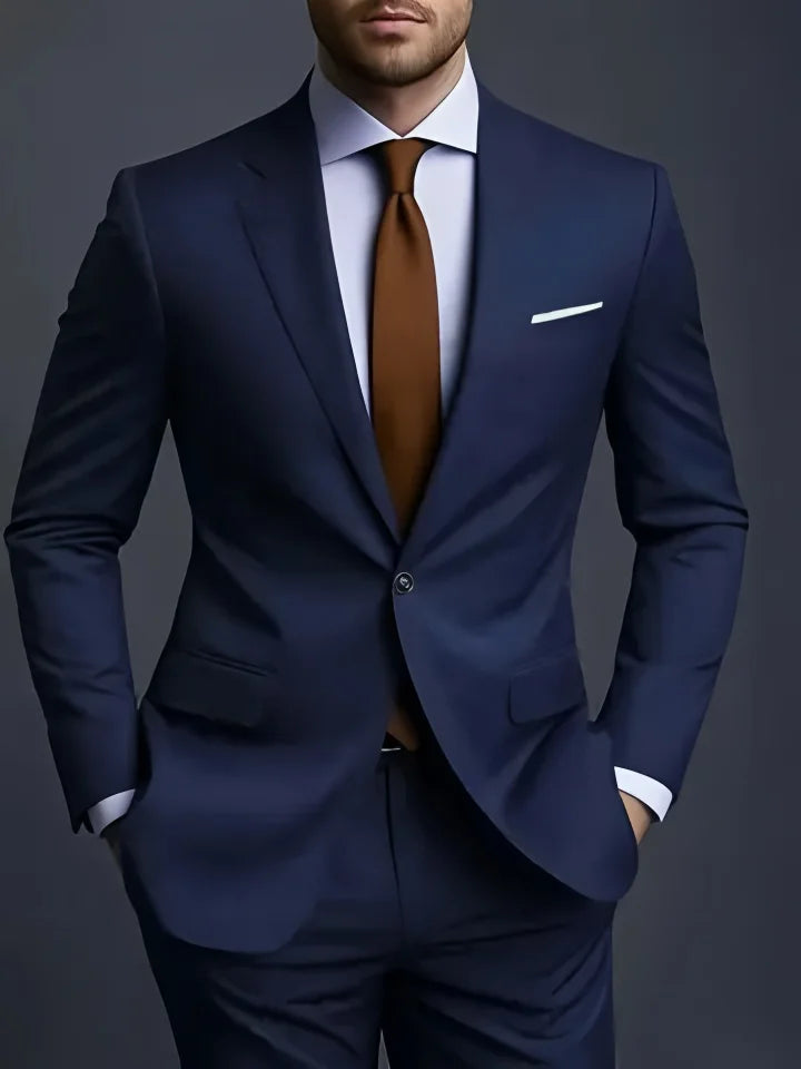 Elegant Men's Suit Sets- Slim Fit Tuxedo