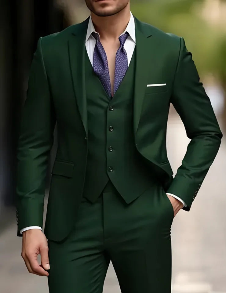 Elegant Men's Suit Sets- Slim Fit Tuxedo