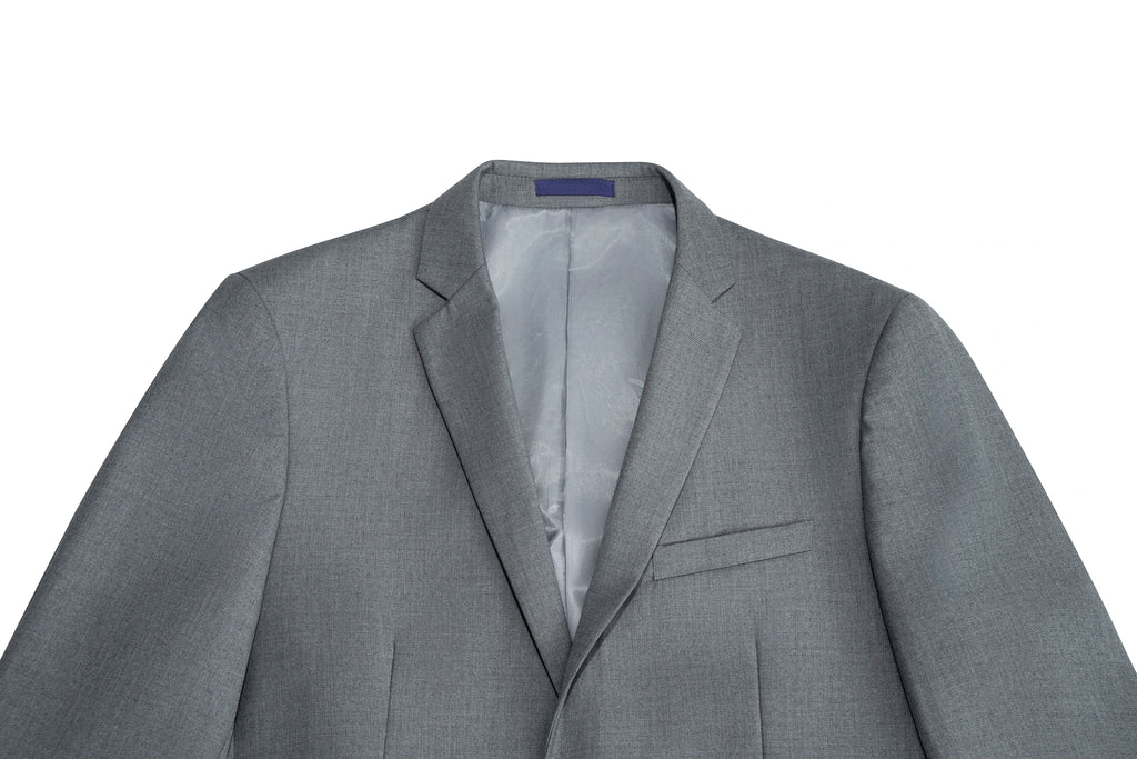 3pcs Men's Classic Solid Color Suit Set