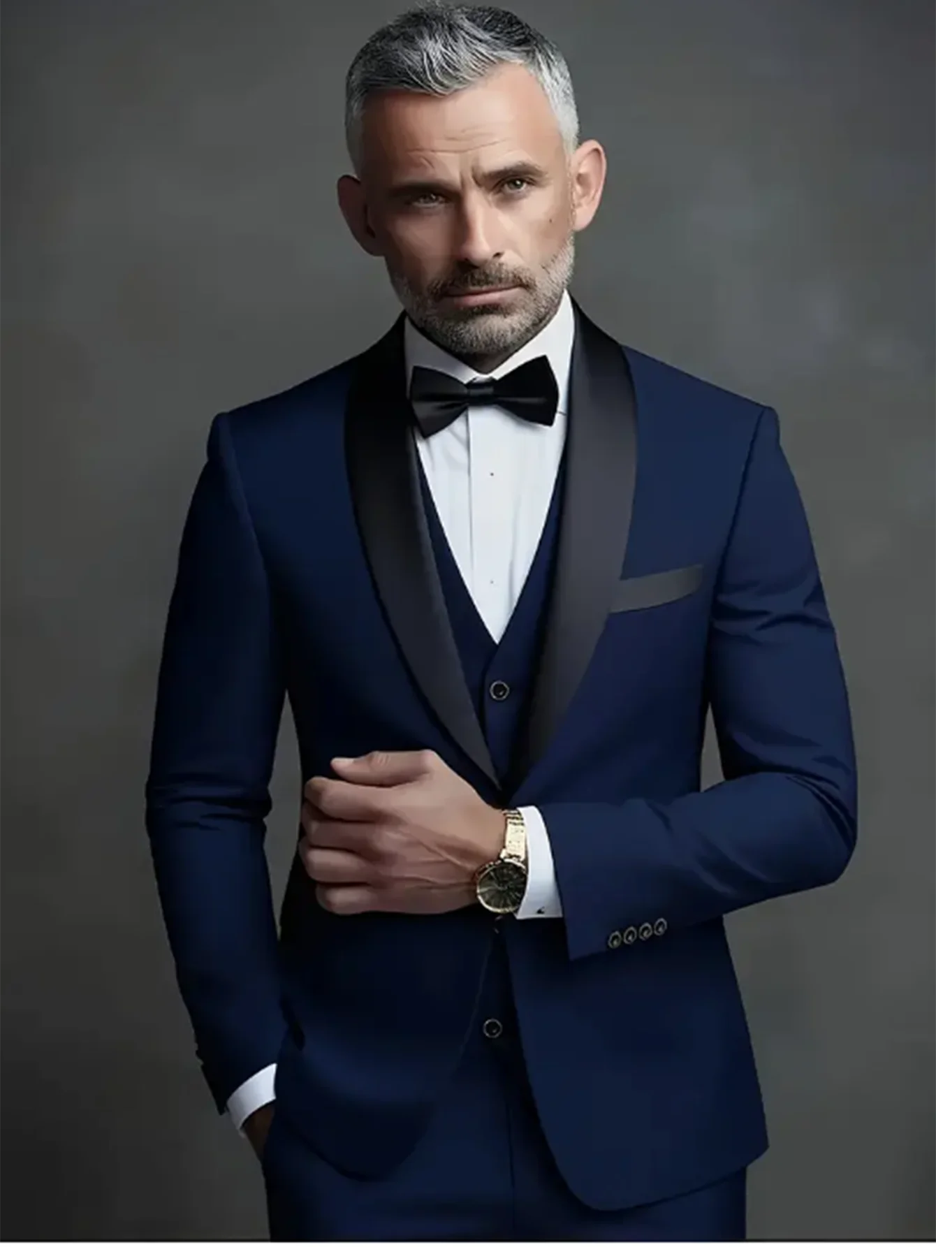 Elegant Men's Suit Sets- Slim Fit Tuxedo