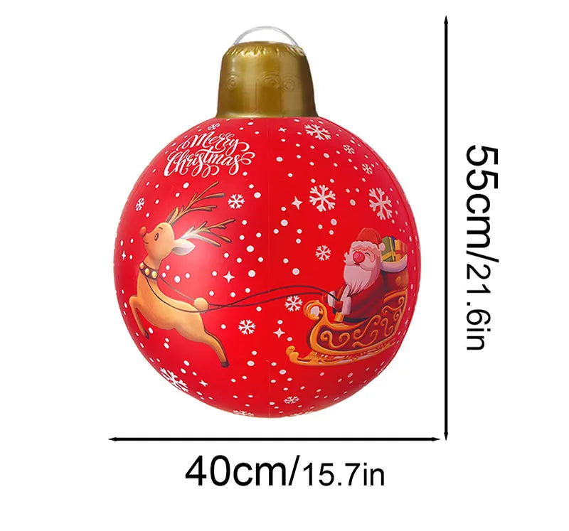 Multiple styles Giant Inflatable Christmas Decoration Ball Snowman PVC Inflatable Decorated