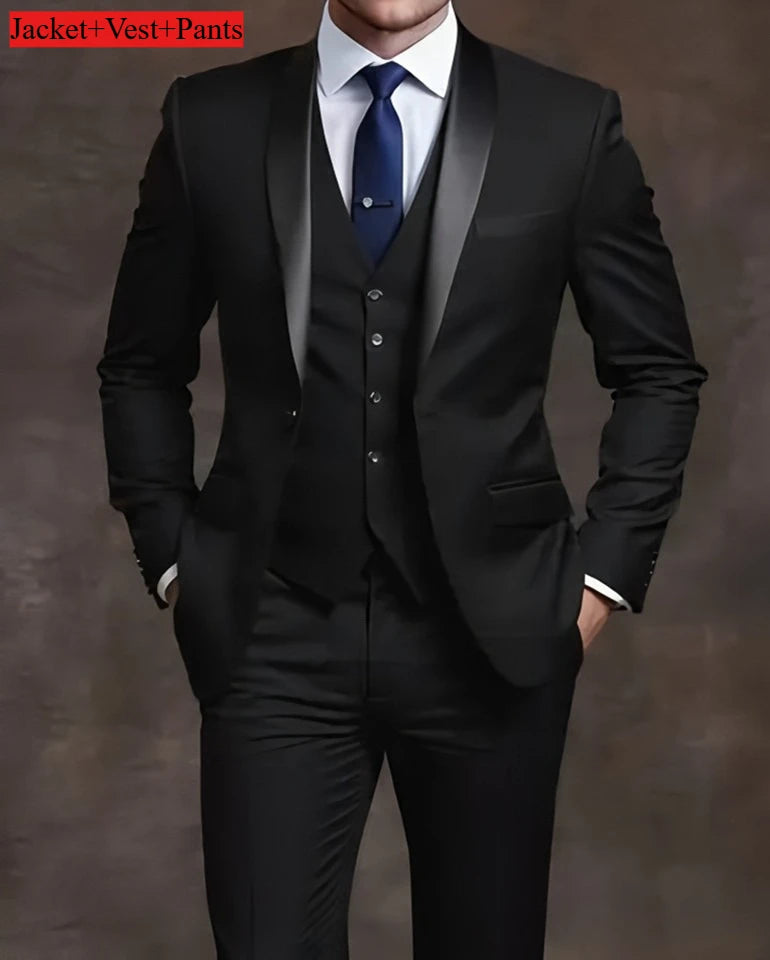 Elegant Men's Suit Sets- Slim Fit Tuxedo