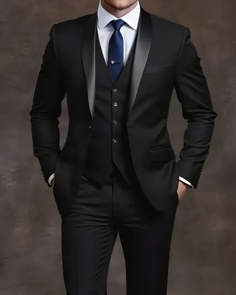 Elegant Men's Suit Sets- Slim Fit Tuxedo