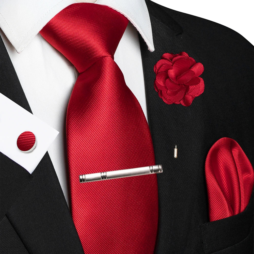 Handky Cufflink Brooch Gift, Elegant Necktie Business For Men