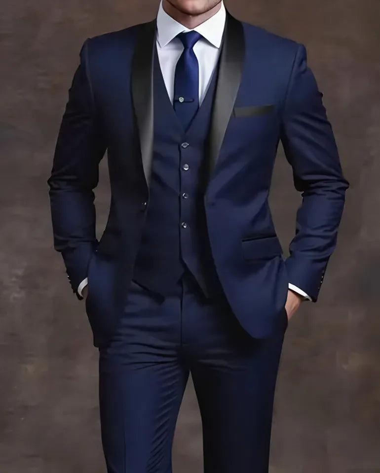 Elegant Men's Suit Sets- Slim Fit Tuxedo