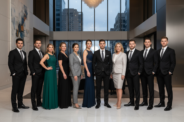 men and women formal